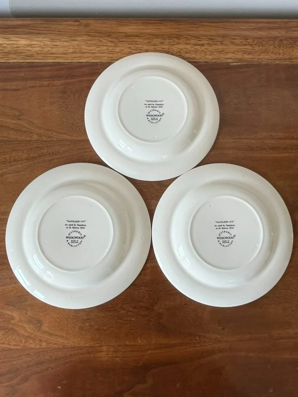 3 Vintage Wedgwood Napoleon Ivy 6